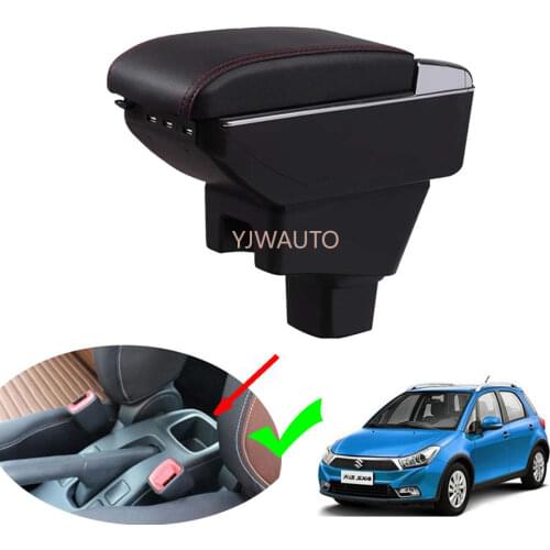 Armrest For Suzuki SX4 Center Console Box Car Arm Rest Ashtray Storage Box with CUP Holder