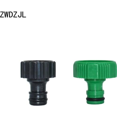 Garden tap 1" 3/4 Female Quick Connector internal thread irrigation water gun 5/8 Quick Connect adapter 2pcs