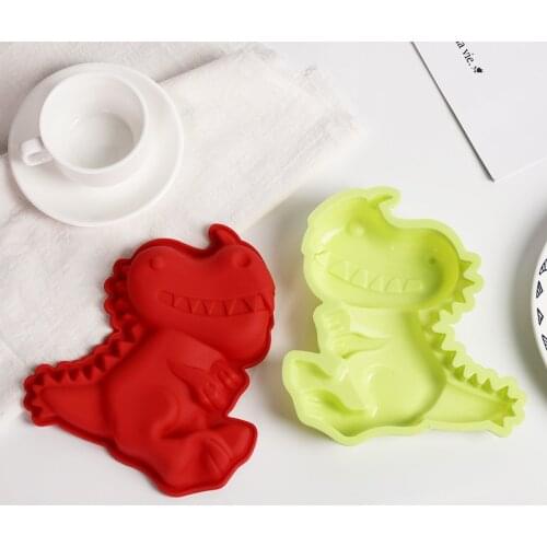 Dinosaur Silicone Molds Cake Decorating Tools Soap Jelly Moulds Kitchen Pastry Baking Tool DIY Dino Molds Kitchen Accessories