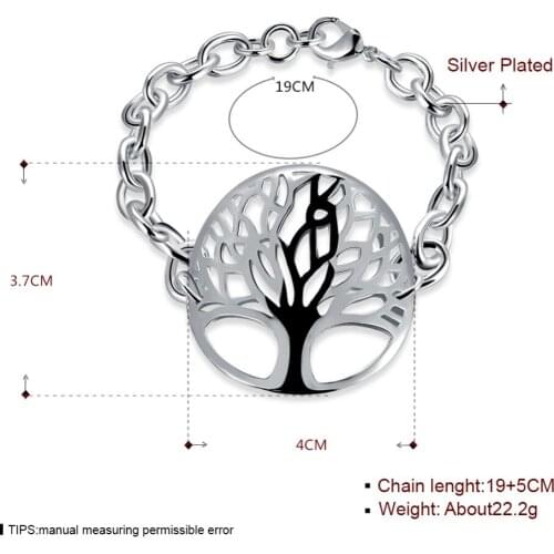 Factory price top quality 2018 new high fashion jewelry, S925 - bracelet, Fashion Jewelry - White Bracelet H596