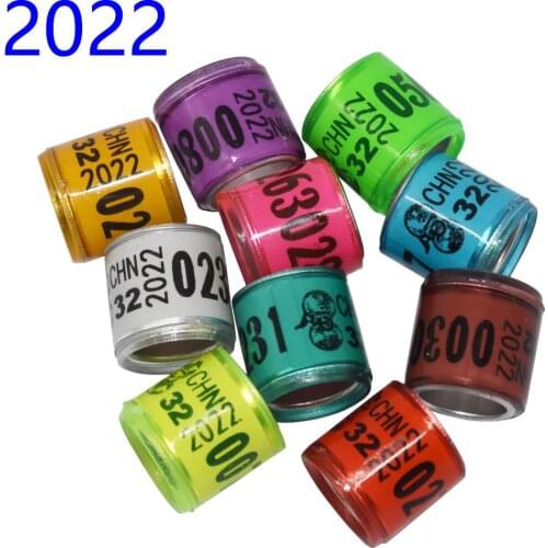 2021 Durable Digital Bird Foot Rings Pigeon Racing Rings Bird Training Tool Bird Identification Foot Ring Training Supplies