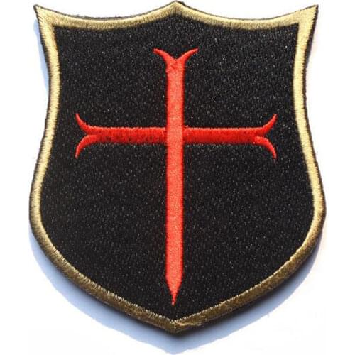 3D Embroidery Badge Armband Seal Seal Denim Jacket Backpack Personality Clothing Decorative Ornaments Patch Icon Black 1pc