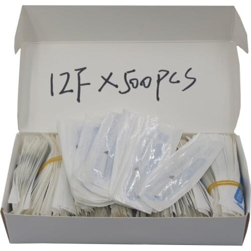 500pcs factory price permanent makeup laminas microblading 12 agulhas eyebrow tattoo blades tattoo supplies for eyebrow tattoo