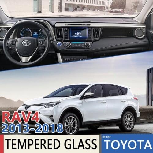 For Toyota RAV4 XA40 MK4 2013~2018 Car Navigation GPS Ultra-Thin Film Touch Full Screen Protector Tempered Glass Accessories