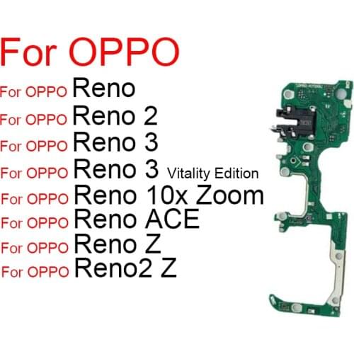 Mic Microphone Flex Cable For OPPO Reno 2 3 3Pro 4 4Pro Z Reno2 Z ACE Ace 2 10x Zoom Microphone SIM Deck Board Replacement Parts