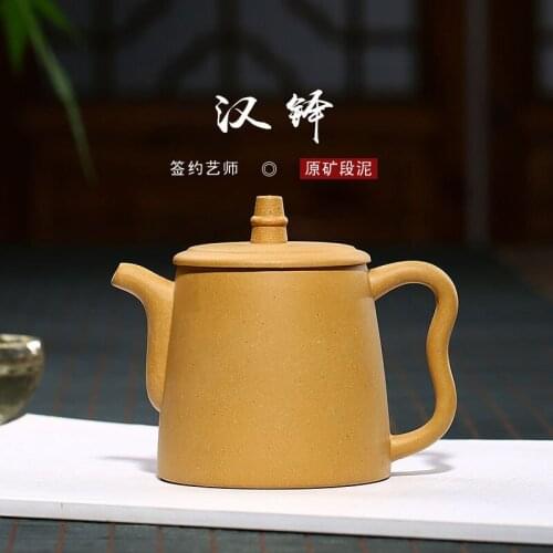 Yixing ores are recommended by hand pot wholesale sale period of mud han priests pot carved tea set gift custom suits
