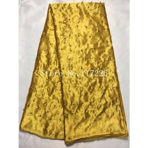 Fashionable African George Lace Fabric with beads JRB-30941 High Quality beaded African Tulle Lace Fabric For fashion dress