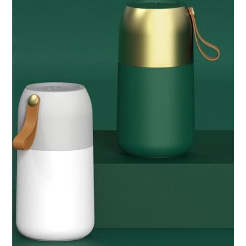 Soymilk Maker Machinel Smoothie Blender Electric Juicer Soya-Bean Milk Rice Paste Maker Insulation USB Magnetic Charge