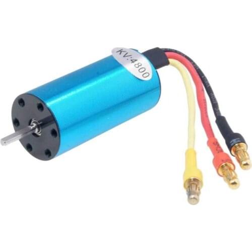RC FS 736096 Blue Metal Brushless Motor 4800KV For 1/18th Electric Bigfoot Truck
