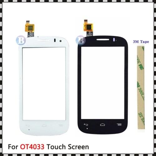 4.0" For Alcatel One Touch POP C3 Dual OT4033 4033 4033A 4033E 4033X 4033 Touch Screen Digitizer Sensor Outer Glass Lens Panel