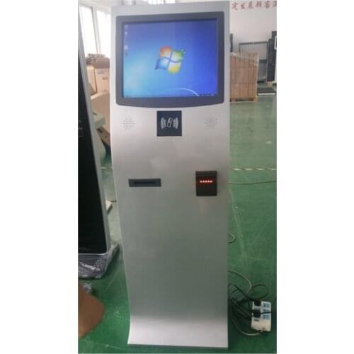 17 19 22 inch kiosk touch all in one with printer and capacitive screen
