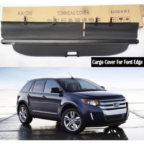 Rear Cargo Cover For Ford Edge 2009 2010 2011 2012 2013 2014 2015 Electric Switch Tail Door privacy Trunk Screen Security Shield