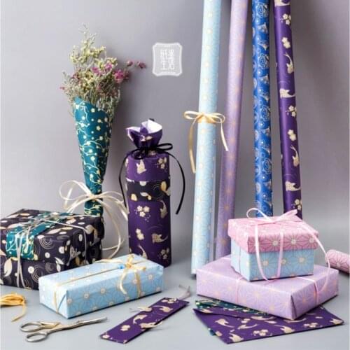 50x70cm Gift Wrapping Paper Roll for Wedding, Kids Birthday, Holiday, Baby Shower Gift Wrap Craft Paper Decor Gifts