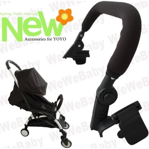 New baby Stroller accessories Armrest for babyzen YoYo baby Pram Original installation Bumper Babytime Handrail