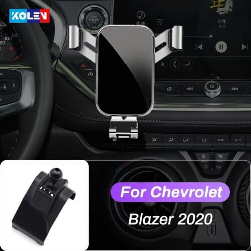 Car Mobile Phone Holder For Chevrolet Chevy Blazer 2020 Auto Air Vent Outlet Mount Navigation Special Bracket GPS Gravity Stand