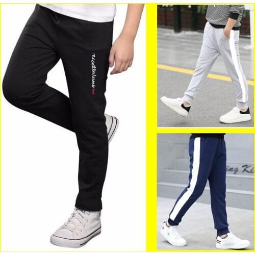 Childrens Pants 2018 Spring New 5 Boys Trousers Casual Pants 6 Primary School 9 Sports Pants 7 Childrens Wear 3-14 Years Old