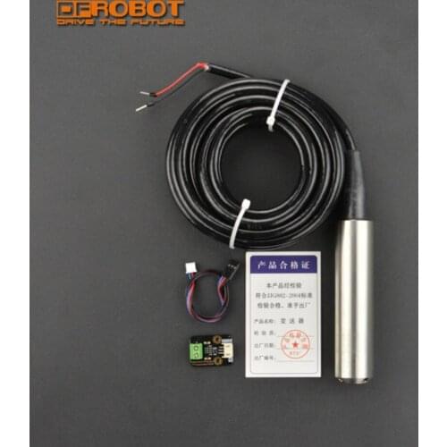DFRobot Gravity Throw-in Type Liquid Level Transmitter Sensor for arduino water oil waterworks refinery sewage disposal