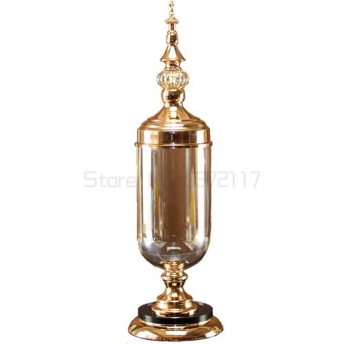 Glass Vase Decoration creative fashion soft decoration home living room tea table table table decoration dried flower vase