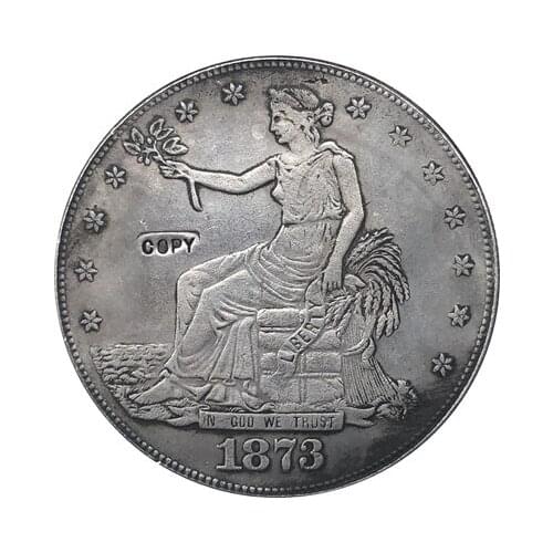 1873-CC Trade Dollar COIN COPY