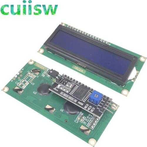 LCD1602+I2C LCD 1602 module Blue screen PCF8574 IIC/I2C for arduino LCD1602 Adapter plate