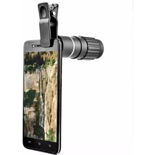 Telescope Monocular 14x Zoom Monocular Binoculars Clear Weak Night Vision Pocket Telescope with Smart Phone holder