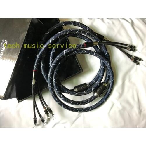 HI-End tech music service-Furutech NanoFlux Speaker Cable with carbon fibre plug