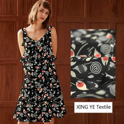 Natural Silk Double Joe Fabric Mulberry Silk Cloth Dress Tops Womens Clothing Summer Spring Autumn Sewing Material by Meter