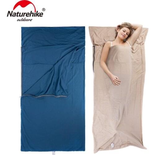 Naturehike Splicing Envelope Sleeping Bag Liner Cotton Ultralight Portable NH15S012-D