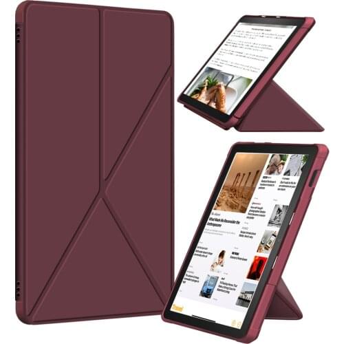 All-New Cover for Kindle Fire HD 10/HD 10 Plus 2021 10.1inch Release PU Leather Slim Folding Stand Cover with Auto Wake/Sleep up