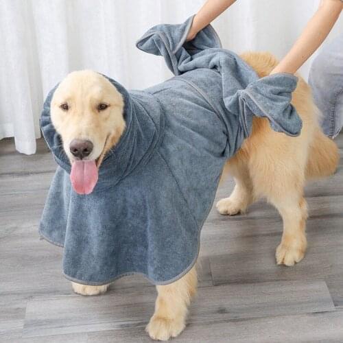 Pet Dog Towel Microfiber Strong Absorbing Water Bath Pet Towel Oversized Quick Drying Dog Towels Golden Teddy 3-Size