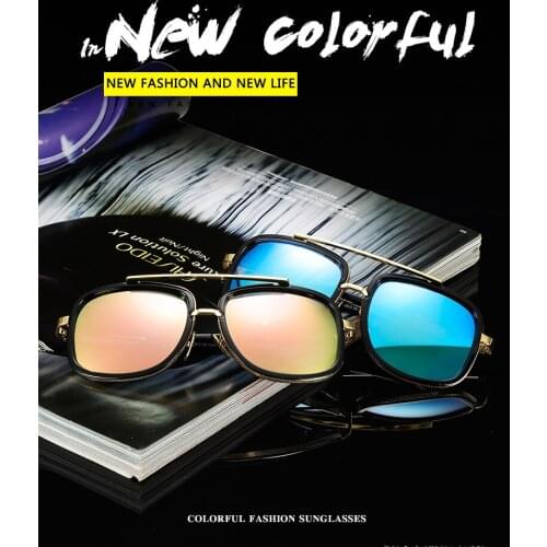 2021 Fashion Big Frame Sunglasses Men Vintage Square High Quality Driving Sun Glasses UV400