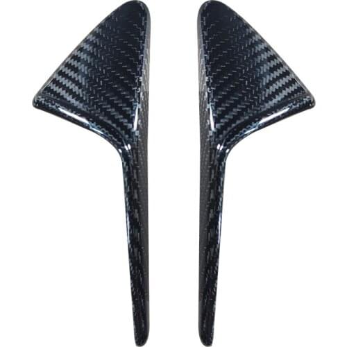 Carbon Fiber Dry Sticker Side Fender Vent For Tesla Model 3 Model Y 2020-2021 Side Camera Protection Cover