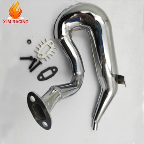 Exhaust Pipe for 1/5 Hpi Rovan Km Mcd Gtb Racing Baja 5b Ss Truck Rc Car Parts