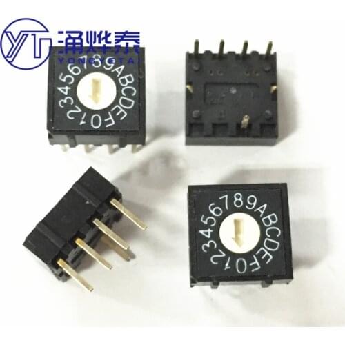 YYT RH4A-16R rotary dial switch 16 positions 0-F switch coding switch 4:1 pin position