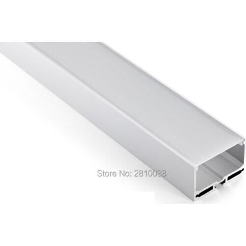 10 X 1M Sets/Lot linear light aluminium profile for led strips and Deep U channel for wall ceiling or Pendant lamps