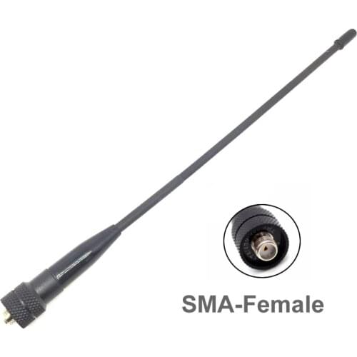 669C SMA-Female Flexible VHF/UHF Dual Band Two Way Radio Antenna For Portable Radio BAOFENG UV-5R UV-5RE HF Antenna