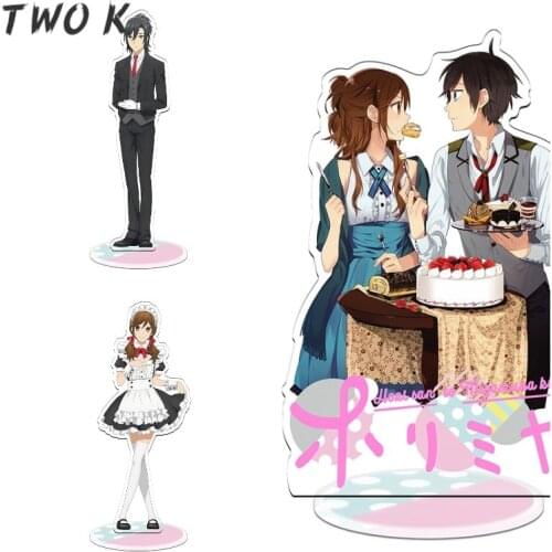 Anime Horimiya 21cm Acrylic Stand Sign Horimiya Hori-san to Miyamura-kun Stand Figure Model Display Plate Desktop Decor Keychain