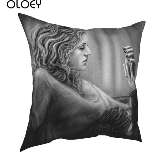 Cophine Confessions Square Pillow Case Polyester Throw Pillow Orphan Black Clone Club Fashion Pillowcover Home Decor 45x45cm