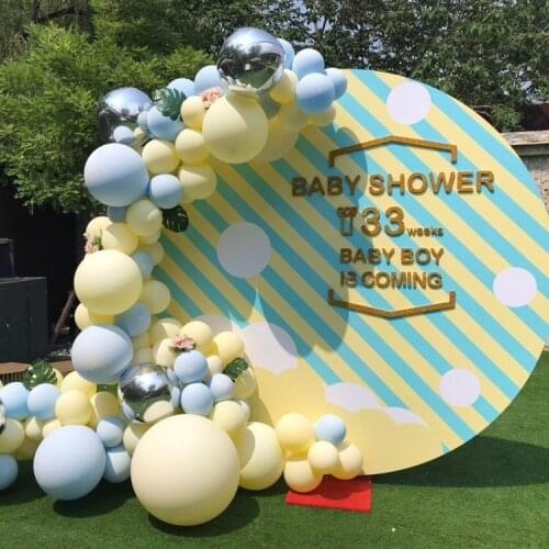 Balloons Birthday Party Scene Photography Backdrops Foil Balloons Pastel Arch Confetti Wedding Event Deco Favor Baby Shower Deco