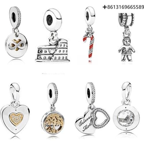Hero100% 925 Sterling Silver Original Copy High Quality 1:1 Beads With Logo Free Of Charge Wholesale Manufacturers