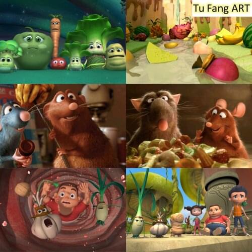 Anime Disney Canvas Painting Food Story Wall Art Prints Posters Children Decor Pictures for Bedroom Home Decoration Wall Decor