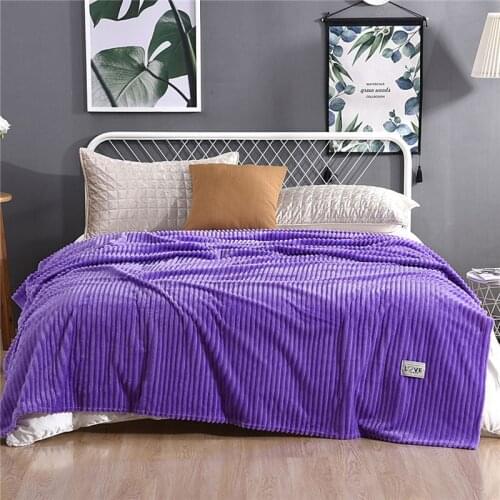 100x150cm/200x230cm Grey Red Lightweight Soft Cozy Bed Blanket for Couch Microfiber Flannel Blanket