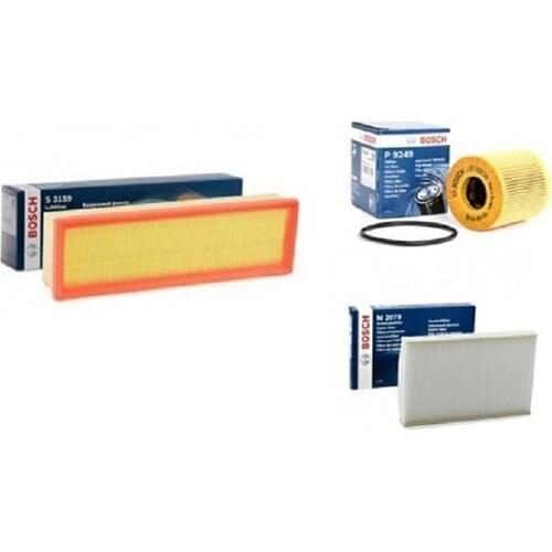 Bosch Ford Focus 1 1.6 Maintenance Filter Set 1998-2004 Bosch -3'lü