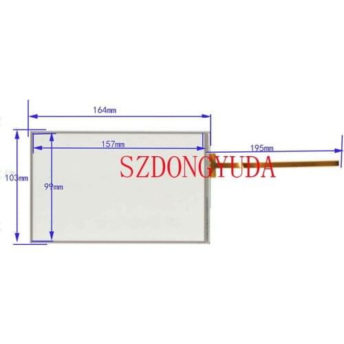 New Touchpad 7 Inch 164*103 4 Wrie TR4-070F-26N Touch Screen Digitizer Glass Panel