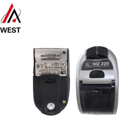 Free shipping brand new original Zebra MZ220 200dpi high speed wireless bluetooth portable logistics barcode printer