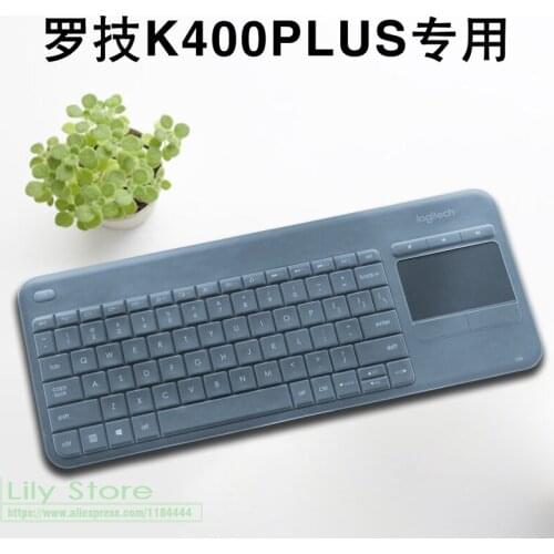 Wireless Touch TV Keyboard Silicone Dustproof mechanical Wireless Bluetooth keyboard Cover Protector For Logitech K400 Plus
