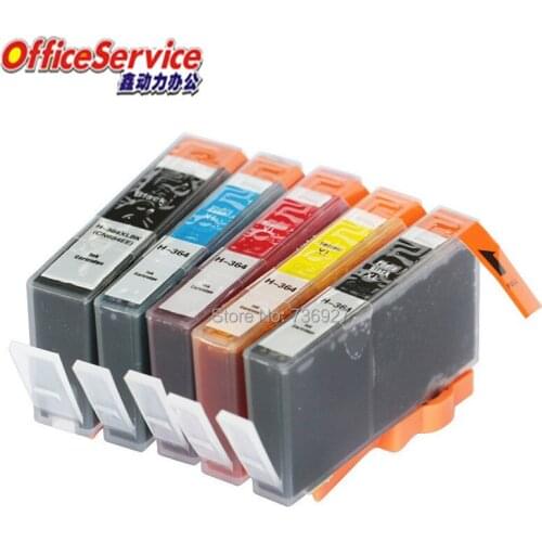 Compatible ink Cartridge For HP364 HP 364xl, for Photosmart C5324 C5370 C5373 C5380 C5390 C5393 C6300 C6324 C6380 printer