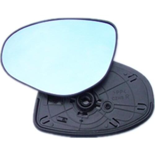 Wide View Rear View Mirror Glass Blue Auto Dimming Side Wing Mirror Glass with Heater LED Turn Indicator for Mazda 3