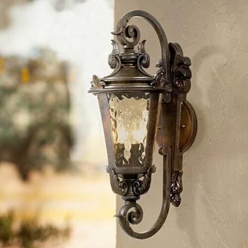 69cm High End Quality Casa Marseille High Bronze Outdoor Wall Light For Sale