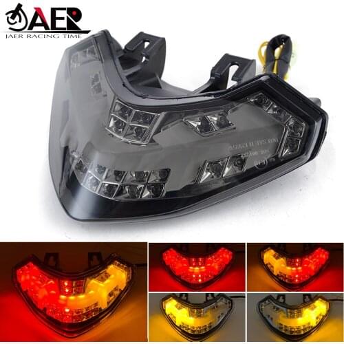 JAER For DUCATI Multistrada 1200 1200S 2010-2015 Rear Tail Light Brake Turn Signals Integrated LED Light